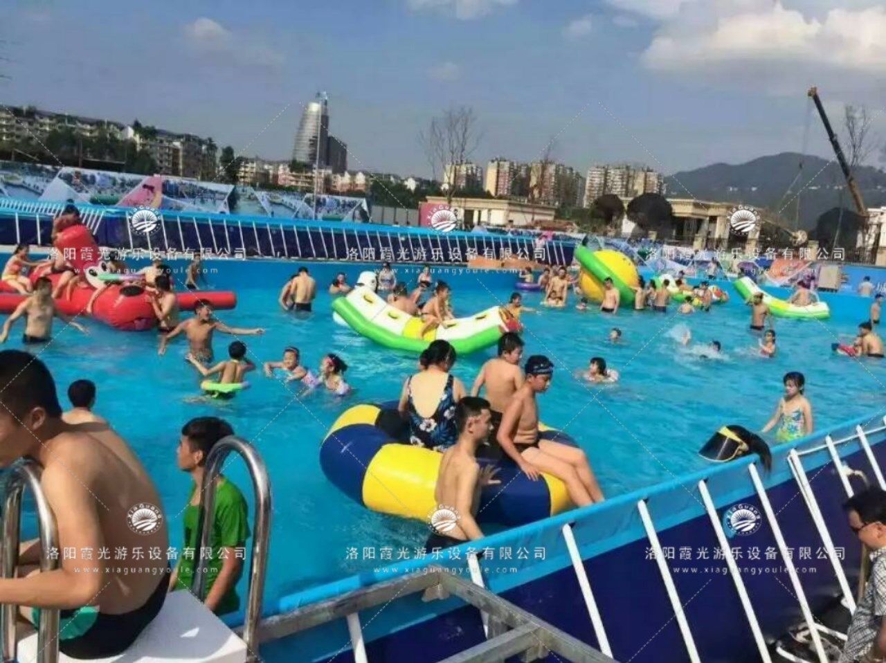 珠山大型支架游泳池